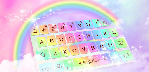 Galaxy Rainbow Keyboard Theme pc screenshot Galaxy Rainbow Keyboard Theme pc screenshot