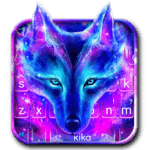 Galaxy Wild Wolf Keyboard Theme icon