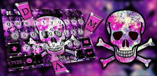 Galaxy Skull Keyboard Theme pc screenshot Galaxy Skull Keyboard Theme pc screenshot