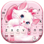 Girlish Kitty Keyboard Theme icon