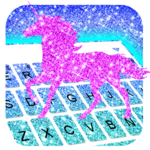 Glistening Unicorn Keyboard Theme icon