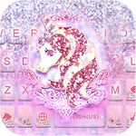 Glitter Unicorn Keyboard Theme icon