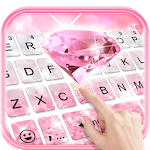 Glittering Pink Diamond Keyboard Theme icon