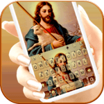 Glowing Lord Jesus Keyboard Theme icon