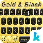 Gold & Black Keyboard Theme icon