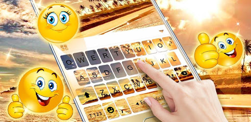 Golden Sunset Keyboard Theme pc screenshot Golden Sunset Keyboard Theme pc screenshot