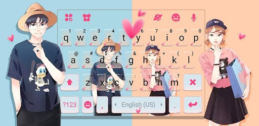 Love Couple Keyboard Theme pc screenshot Love Couple Keyboard Theme pc screenshot