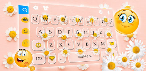 Lovely Daisy Keyboard Theme pc screenshot Lovely Daisy Keyboard Theme pc screenshot