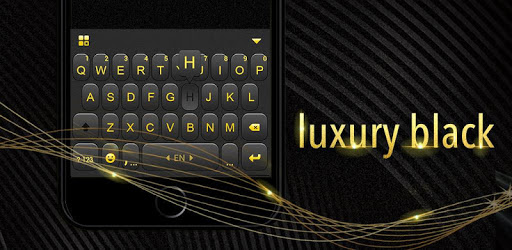 Luxury Golden Black Keyboard Theme pc screenshot Luxury Golden Black Keyboard Theme pc screenshot