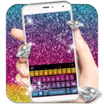 Multi Color Glitter Keyboard Theme icon