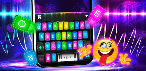 Neon Beam Piano Lights Keyboard Theme pc screenshot Neon Beam Piano Lights Keyboard Theme pc screenshot