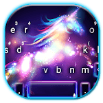 Neon Galaxy Unicorn Keyboard Theme icon