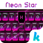 Neon Star Kika Keyboard Theme icon