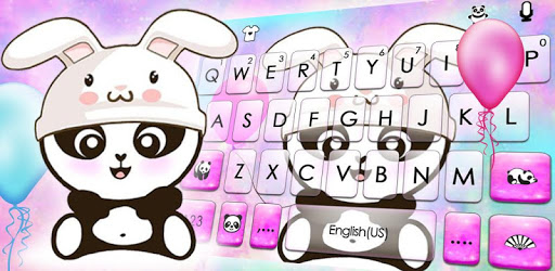 Rabbit Cute Panda Keyboard Theme pc screenshot Rabbit Cute Panda Keyboard Theme pc screenshot