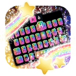Rainbow Glisten Keyboard Theme icon