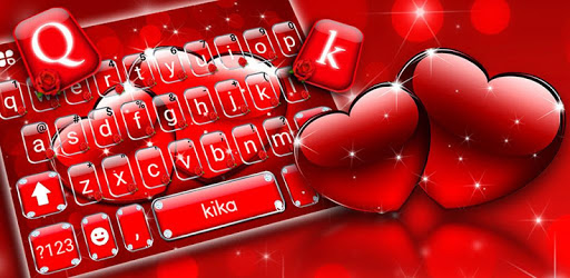 Red Love Keyboard Theme pc screenshot Red Love Keyboard Theme pc screenshot