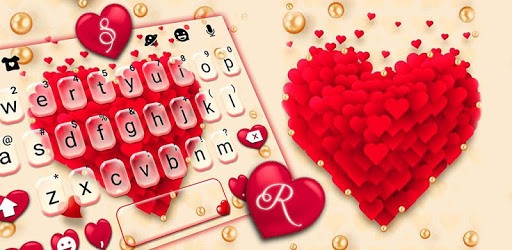 Red Valentine Hearts Keyboard Theme pc screenshot Red Valentine Hearts Keyboard Theme pc screenshot