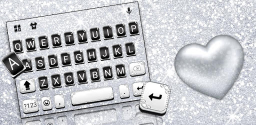 Silvery Glitter Keyboard Theme pc screenshot Silvery Glitter Keyboard Theme pc screenshot