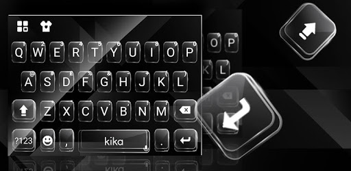 Simple Black Glass Keyboard Theme pc screenshot Simple Black Glass Keyboard Theme pc screenshot