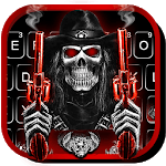 Skull Fire Guns Keyboard Theme for pc icon