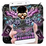 Skull Wing Tattoo Keyboard Theme icon