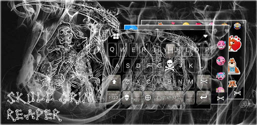 Skullgrimreaper Keyboard Theme pc screenshot Skullgrimreaper Keyboard Theme pc screenshot