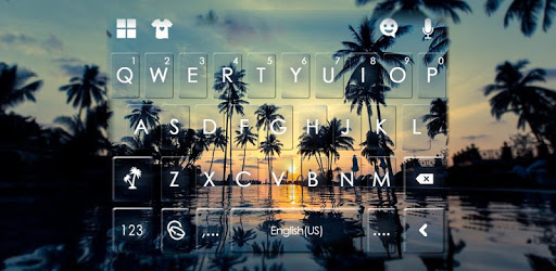 Sunset Beach Leisure Keyboard Theme pc screenshot Sunset Beach Leisure Keyboard Theme pc screenshot