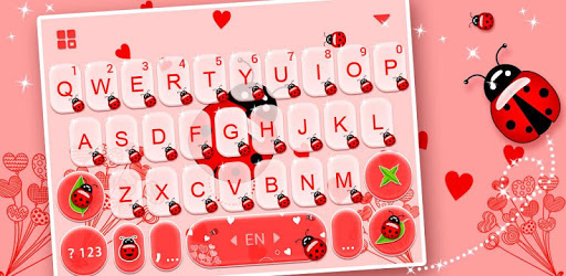 Sweet Ladybird Keyboard Theme pc screenshot Sweet Ladybird Keyboard Theme pc screenshot
