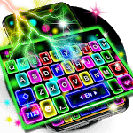 Thunder Neon Lights Keyboard Theme icon