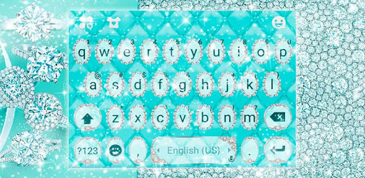 Tiffanie Blue Diamond Keyboard Theme pc screenshot Tiffanie Blue Diamond Keyboard Theme pc screenshot