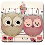 Valentine Owls Love Keyboard Theme icon