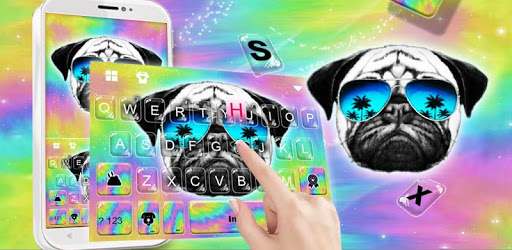 Westcoast Rap Pug Dog Keyboard Theme pc screenshot Westcoast Rap Pug Dog Keyboard Theme pc screenshot