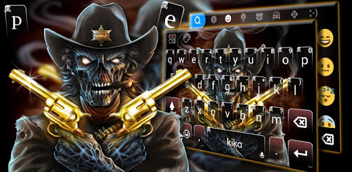 Western Skull Gun Keyboard Theme pc screenshot Western Skull Gun Keyboard Theme pc screenshot