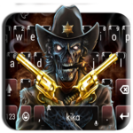 Western Skull Gun Keyboard Theme icon