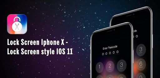 Lock Screen Phone X - Lock Screen style OS 11 pc screenshot