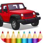 American Cars Coloring Book icon