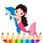 Mermaids Game Coloring icon