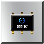 The 555 timer IC Circuit for pc icon