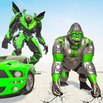 Gorilla Robot Transform Car - Grand Robot Games icon