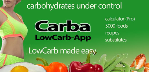 Carba Low-Carb Foodlist Recipes Calculator Ad-Free pc screenshot