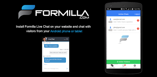 Formilla Live Chat pc screenshot