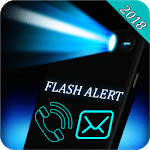 Smart Flash Alert on Call, sms and  Notifications icon
