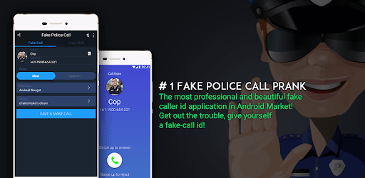 Fake Call Police pc screenshot