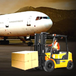 Airport Cargo Truck Drive Duty icon