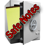 Safe Notes is a secure notepad icon
