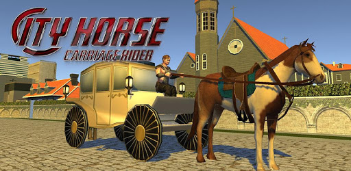 City Horse Carriage Cart Rider Simulator pc screenshot