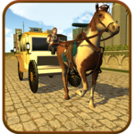 City Horse Carriage Cart Rider Simulator for pc icon
