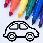 Coloring Games for Kids - Drawing & Color Book icon