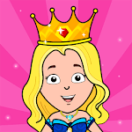 👸 My Princess Town - Doll House Games for Kids 👑 icon