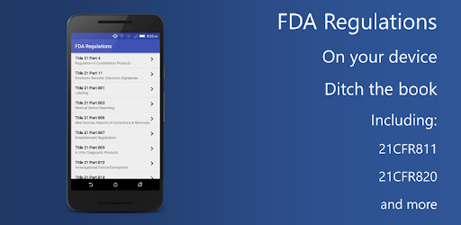 FDA Regulations pc screenshot